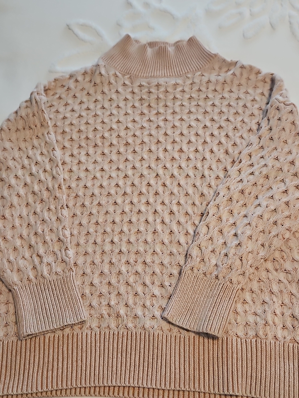 Knox Rose Textured Mock Neck Sweater